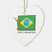 BRAZILIË CUIABA MISSION LDS KERAMISCH ORNAMENT (Links)