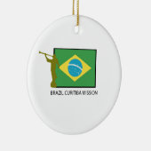 BRAZILIË CURITIBA MISSIE-LDS KERAMISCH ORNAMENT (Rechts)