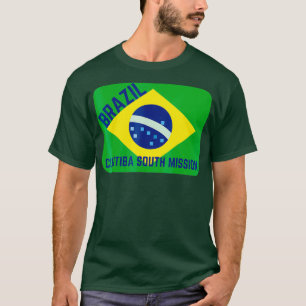 Brazilië Curitiba South LDS Mormon Mission T-shirt