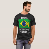 Brazilië Curitiba South Mormon LDS Mission Gift T-shirt (Voorkant volledig)