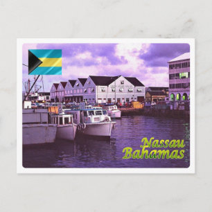 Brazilië - de Bahama's - Nassau, haven - Briefkaart