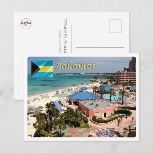 Brazilië - de Bahama's - Panorama - Briefkaart (Voorkant / Achterkant)
