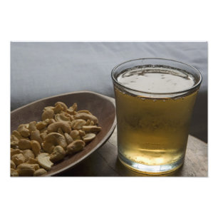 Brazilië. Een glas verfrissende gegarandeerde ener Foto Afdruk