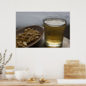 Brazilië. Een glas verfrissende gegarandeerde ener Poster (Keuken)