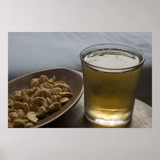 Brazilië. Een glas verfrissende gegarandeerde ener Poster (Voorkant)