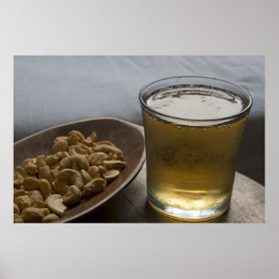 Brazilië. Een glas verfrissende Guarana-energie Poster