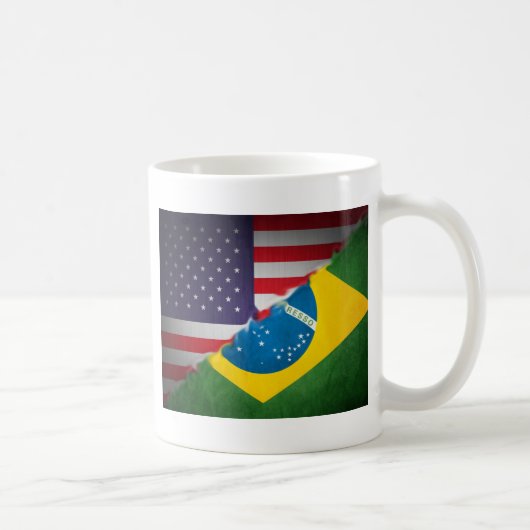 brazilië en amerika koffiemok (Rechts)