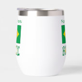 Brazilië en Braziliaanse vlag Groene Personalisati (Rechts)
