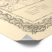 Brazilië en Guayana Poster (Hoek)