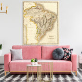 Brazilië en Paraguay Canvas Afdruk (Insitu (Woonkamer))