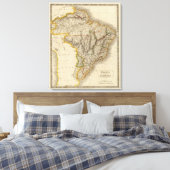 Brazilië en Paraguay Canvas Afdruk (Insitu (Slaapkamer))