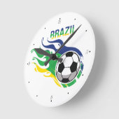 Brazilië en Voetbal Ronde Klok (Hoek)