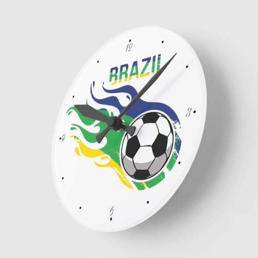 Brazilië en Voetbal Ronde Klok (Hoek)