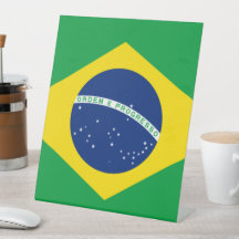 Brazilië Flag Football Voetbal Patriottisch