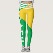 BRAZILIE FLAG LEGGINGS HAVIC ACD (Voorkant)
