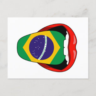 Brazilië Flag Ordem e Progresso Briefkaart