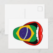 Brazilië Flag Ordem e Progresso Briefkaart (Voorkant / Achterkant)