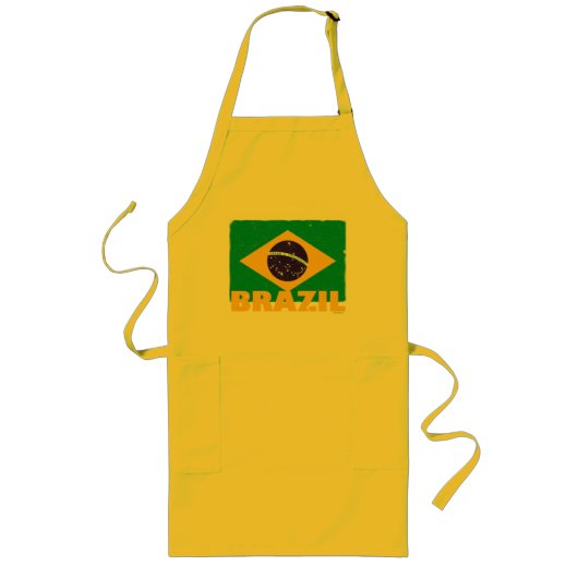  Brazilië Flag Schort (Voorkant)