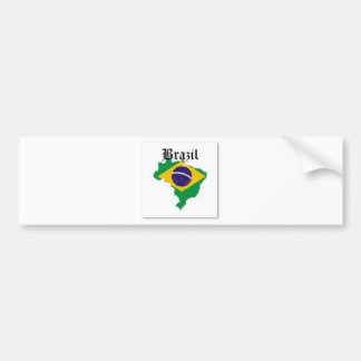 BRAZILIE FLAG T-SHIRT EN ETC BUMPERSTICKER