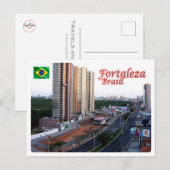 Brazilië - Fortaleza - Briefkaart (Voorkant / Achterkant)