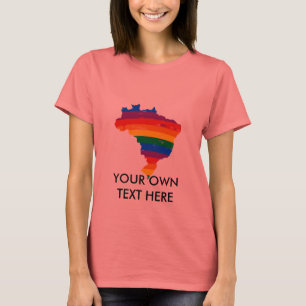 BRAZILIË GAY PRIDE T-SHIRT
