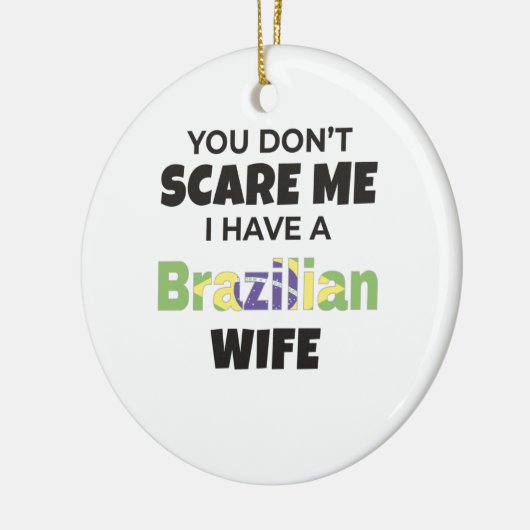 Brazilië geeft je niet dat ik een Braziliaan heb Keramisch Ornament (Links)