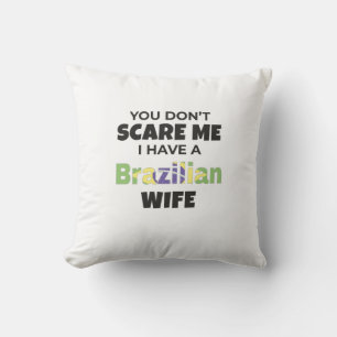 Brazilië geeft je niet dat ik een Braziliaan heb Kussen