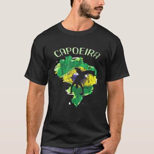 Brazilië - Gemengde krijgskunst Capoeira T-shirt (Voorkant)