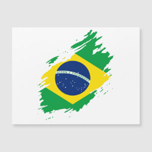 Brazilië Gescheurde Vlag Nationale Trots Sport