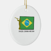 BRAZILIË GOIANIA MISSILDS KERAMISCH ORNAMENT (Rechts)