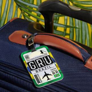 Brazilië GRU Airport Code Bagagelabel