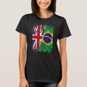 BRAZILIË Half VERENIGD KONINKRIJK VK Vriendschapsv T-shirt