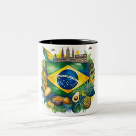 Brazilië Heritage Mok - Culturele iconen en eten