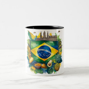 Brazilië Heritage Mok - Culturele iconen en eten