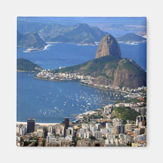 Brazilië: Het landschap Rio de Janeiro Magneet (Voorkant)