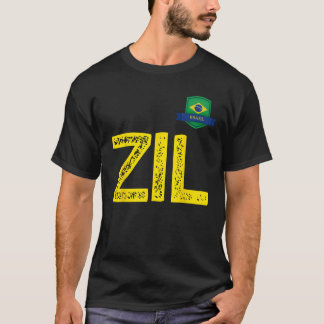 Brazilië Human Flag Letter Z en letter I en L Braz T-shirt