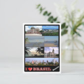 Brazilië - I Love - Manaus - Briefkaart (Staand voorkant)