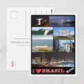 Brazilië - I Love - Natal - Briefkaart (Voorkant / Achterkant)