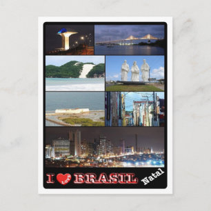 Brazilië - I Love - Natal - Briefkaart