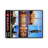 Brazilië - I Love - Porto Alegre - Magneet (Horizontaal)