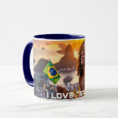 BRAZILIË - IK HOU VAN BRAZILIË MOK (Voorkant links)