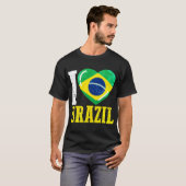 Brazilië Ik hou van Brazilië T-shirt (Voorkant volledig)