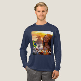 BRAZILIË - IK HOU VAN BRAZILIË Tri-Blend SHIRT