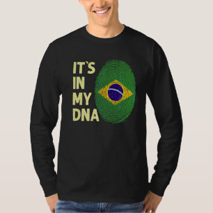 Brazilië in mijn dna - Braziliaans vlaggenteam Bra T-shirt