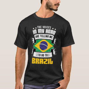 Brazilië in mijn hoofd t-shirt