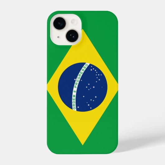 Brazilië iPhone Hoesje (Achterkant)