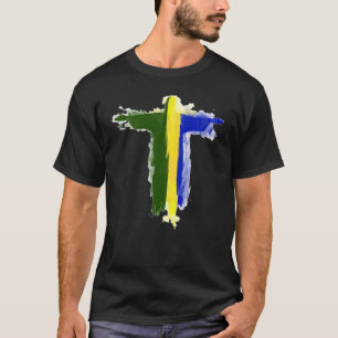Brazilië Jesus Statue Motif Cristo Redentor Rio de T-shirt