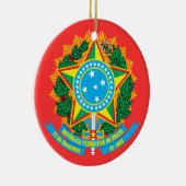 BRAZILIË * - Kerstversiering / Brasil Enfeite Nata Keramisch Ornament (Rechts)