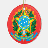BRAZILIË * - Kerstversiering / Brasil Enfeite Nata Keramisch Ornament (Links)