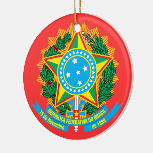 BRAZILIË * - Kerstversiering / Brasil Enfeite Nata Keramisch Ornament (Links)